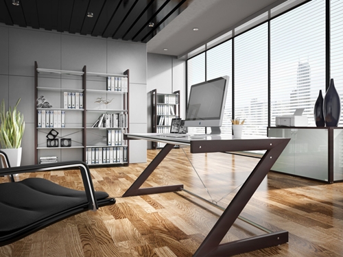 A home office t&ouml;k&eacute;letes &iacute;r&oacute;asztala